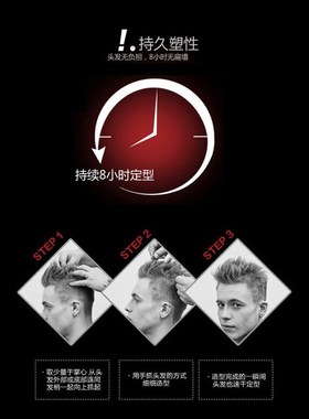 VANGIN小瓶大背头无味型发胶定型喷雾干胶超硬蓬松持久保湿男士