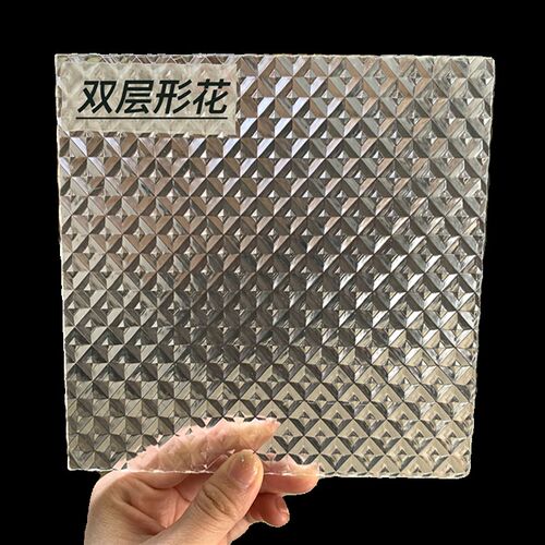 彩色透明压克力条纹板水波纹板彩色花纹板UV打印炫彩石头纹板定制