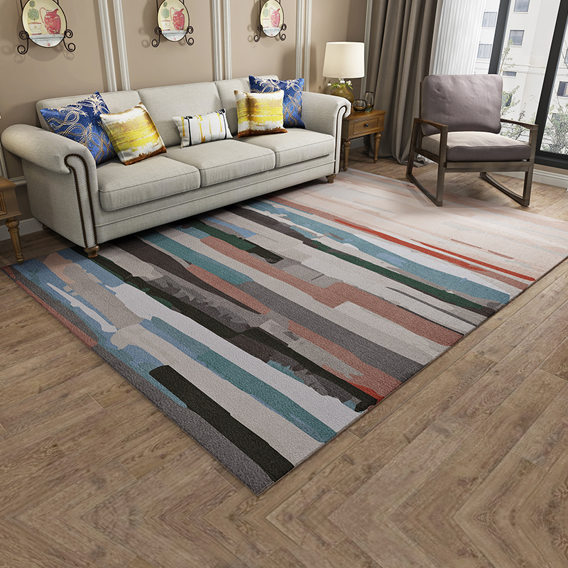 美式工业风电热地毯石墨烯智能控温地暖垫家用客厅移动地暖电热垫