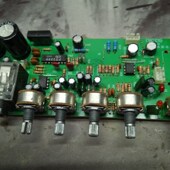 前置 双12V交流前级迷尔音调板无噪声高转换速率 运放皇5532N