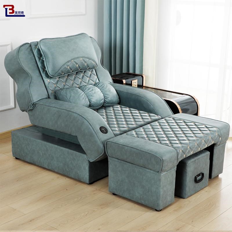 足浴沙发电动足疗沙发床按摩洗脚椅泡脚桑拿床沐足采耳美容躺椅