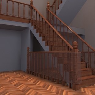 3米加厚宝宝阳台防护网咖啡色婴儿童楼梯保护网游戏围网护栏网布