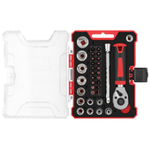 迷你棘轮套筒扳手一字十字螺丝批头套装 外六角套筒头10mm套管板子