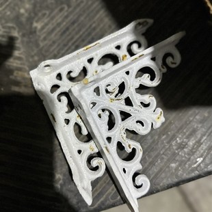 铸铁藤蔓支架层板三脚架花园装饰杂货壁挂支架三角支架