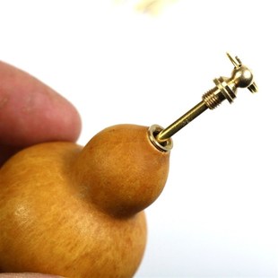 葫芦盖口配件 鼻烟壶铜勺 耳挖勺 鼻烟壶药粉勺 黄铜鼻烟壶配件