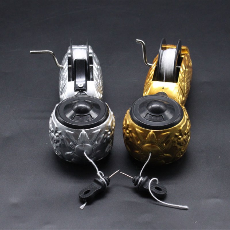 大号小号手摇手动墨斗自动墨斗木工弹线器墨盒涤棉墨斗专用线