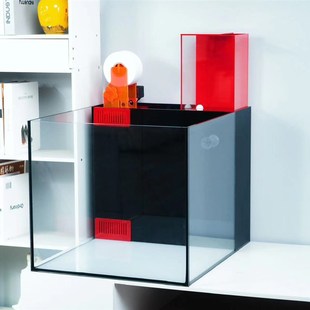 Zonebox海缸背滤缸珊瑚缸 小型水族箱自动卷纸机滤材盒补水集成