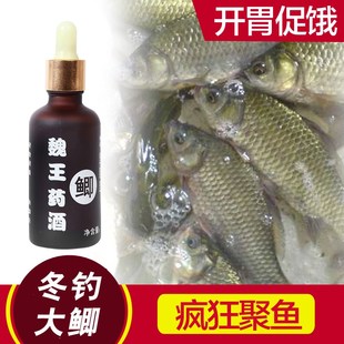 专攻鲫鱼小药开口剂野钓专用魏王鲫鱼饵料阿魏药酒小箹添加剂 四季