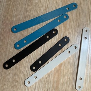 镀锌铁黑色一字铁直片角码连接固定件家具椅子加固铁片五金配件