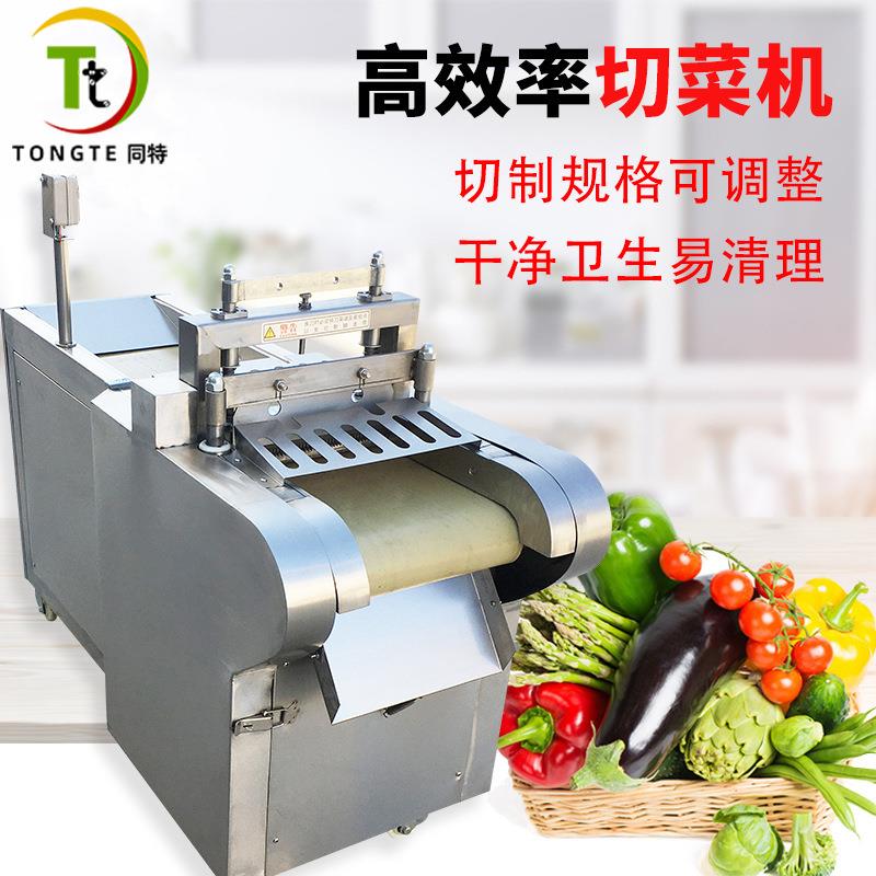 大型豪华型高效直切切菜机 全自动果蔬切丁切片机不锈钢切菜机
