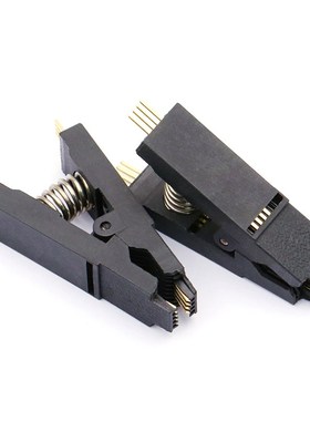 免拆测试夹子SOP8/16 BIOS烧写线IC测试线通用烧录座编程器CH341A