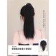 真发马尾抓夹式 假发女网红辫子自然高马尾真发短马尾真头发辫子