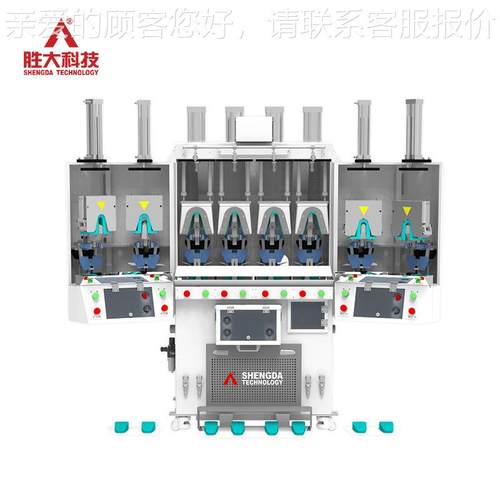 鞋机M358 厂家直销广  全新鞋机 智能东式韩四热四冷后踵定型机