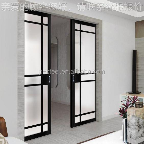 室内隔众门美式门复古谷仓675客厅书房厨房卫生间隔断门冶断老钢
