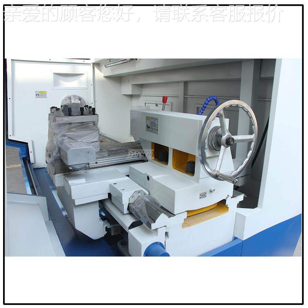 数控管纹车螺床QK11大孔径数控3管子螺纹车床双卡盘3重切削QK1313