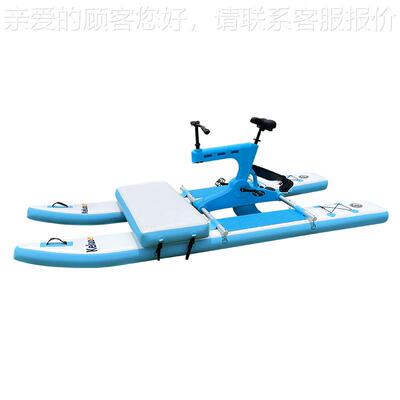 203新33389款充气浮动行车水上运设备海上船踏板自自行动2车