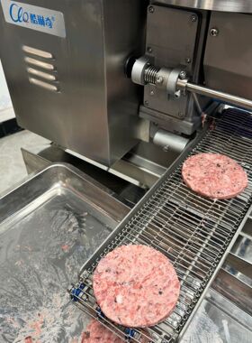 高端早餐玉米胡萝卜猪肉饼机 大产量不锈钢肉制品牛肉饼成型机