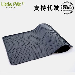 硅胶防滑猫砂垫宠物床猫笼宠物垫狗窝垫子落砂垫硅胶宠物餐垫 新款
