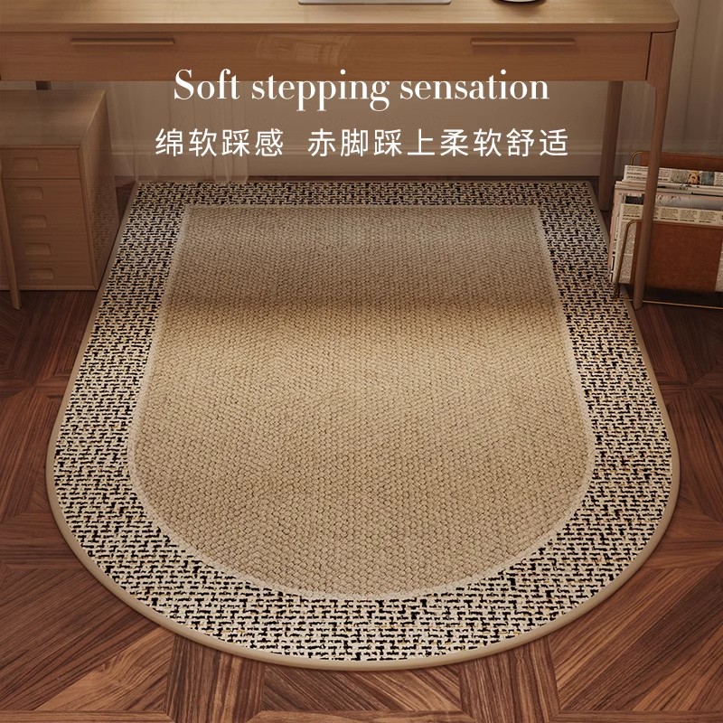 电脑椅地垫转椅书房地毯办公室学习椅子下电竞书桌滚轮垫地板保护