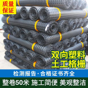 塑胶网格养殖网塑料土工格栅养鸡围栏护栏网黑色胶网防护网漏粪