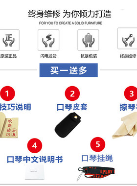 十二星座款 蓝调布鲁斯彩色初学口琴时尚挂饰