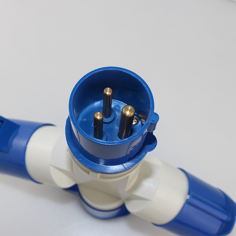 2多功能三通工业Y型防水插座5芯