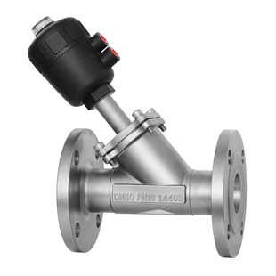 角座截止 型耐高温蒸汽 Y型角座 法兰型角座