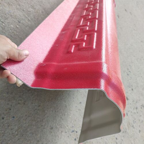 高方正脊斜脊方形偏脊长城纹屋脊顶合成树脂瓦仿古造型