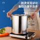 汤桶圆桶 商用加厚带盖烧水桶油桶卤桶大容量炖锅大汤锅