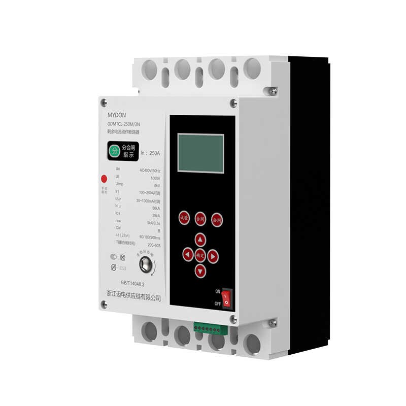 M1LE自动重合闸漏电保护缺相 过欠压断零保护光伏3V断路器带485