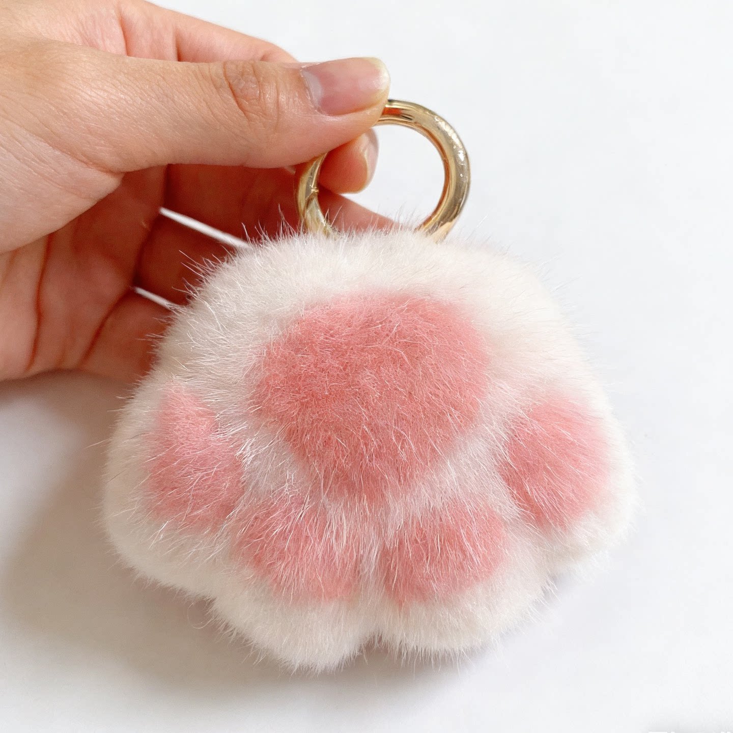 毛绒玩偶儿童公仔可爱小猫爪汽车钥匙扣包包挂饰配饰可爱爪子玩偶