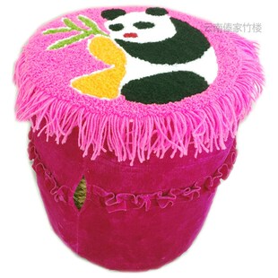 草墩子布 含草墩 蒲团坐墩布艺 云南民族手工坐垫卡通图案