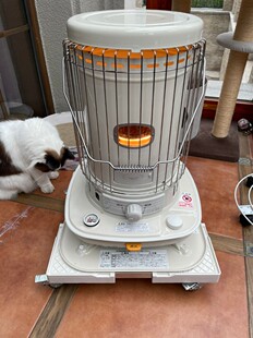 丰臣千石oon煤油取暖炉桌暖炉架滑轮底座木头方型圆形铁托顶盖