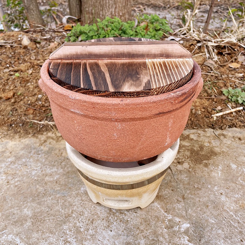 传统老式土砂锅无釉瓦罐子煎药煲煨炖汤煮粥沙锅粗土煲汤家用吊子