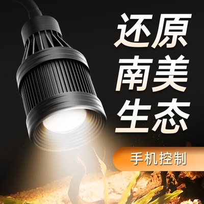 鱼缸射灯南美led灯古法原生溪流造景防水超亮全光谱仿太阳光水草