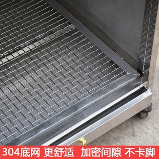 大牛不锈钢宠物航空箱猫咪狗狗外出便携中小型犬航空托运车载狗笼