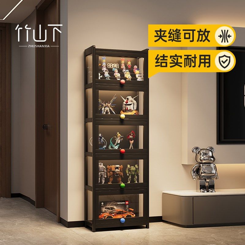 展示柜产品样品展示柜透明压克力防尘多层玩具商品奖杯货架模型柜