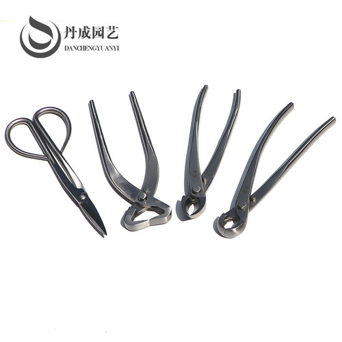不锈钢球节剪盆景工具套装丹成破枝剪叶芽剪盆景造型修剪叉枝剪