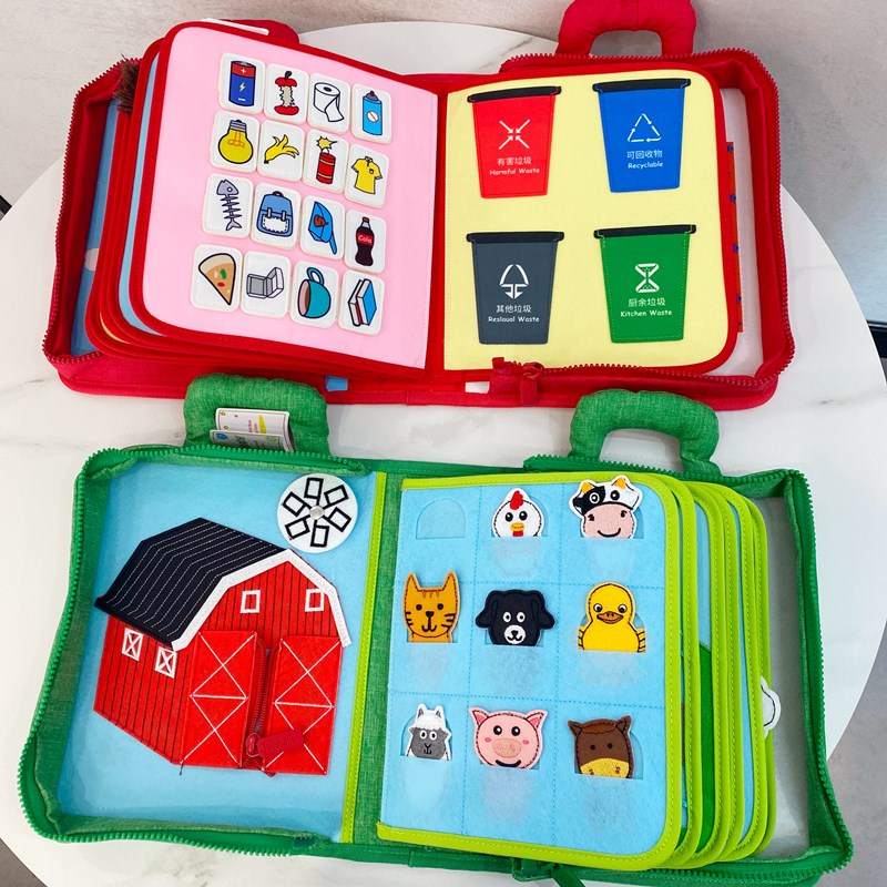 宝宝的第一本布书宝宝动手能力训练早教 -岁启蒙撕烂布书