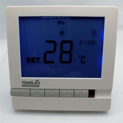 林地暖水采暖温控器  碳晶电采暖关