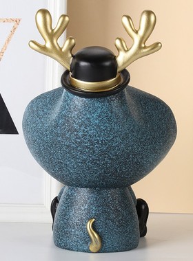 进门口放钥匙收纳摆件创意轻奢招财玄关鞋柜电视柜家居乔迁装饰品