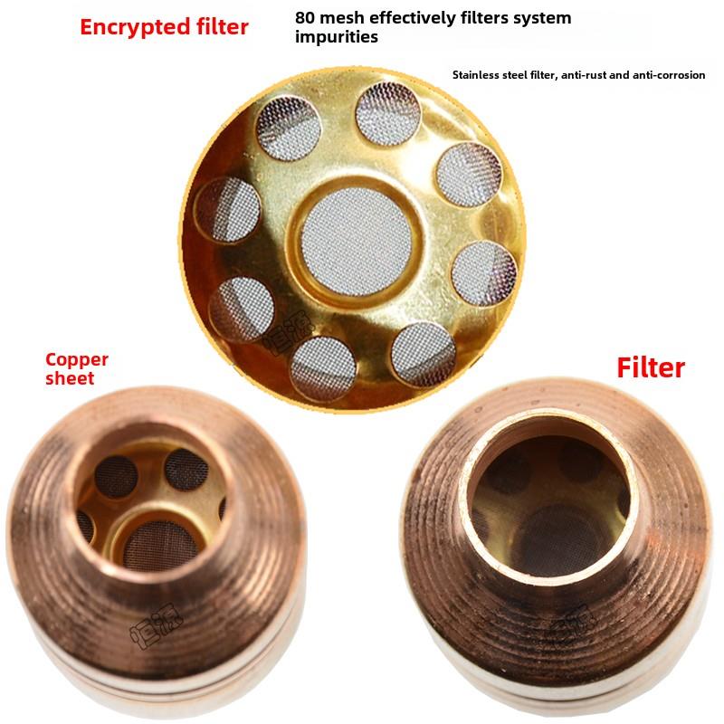 铜过滤器冰箱冰柜空调热泵紫铜铜管单双尾毛细管分子筛干燥过滤器