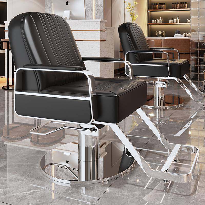 网红理发店椅子理发椅发廊专用美发椅升降可放倒高档烫染座椅凳子
