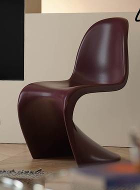 less living北欧潘东椅s椅家用vintage餐椅创意设计师椅子潘通椅