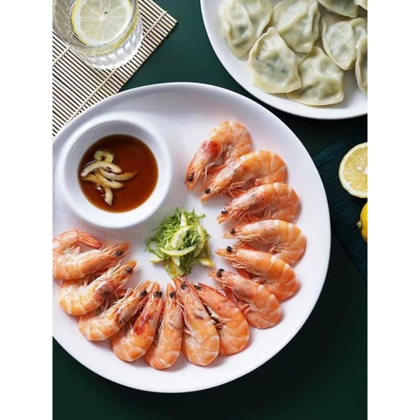 陶瓷饺子盘、虾仁盘、蘸碟饺子盘、高档酒店商业双层婆婆盘、薯条