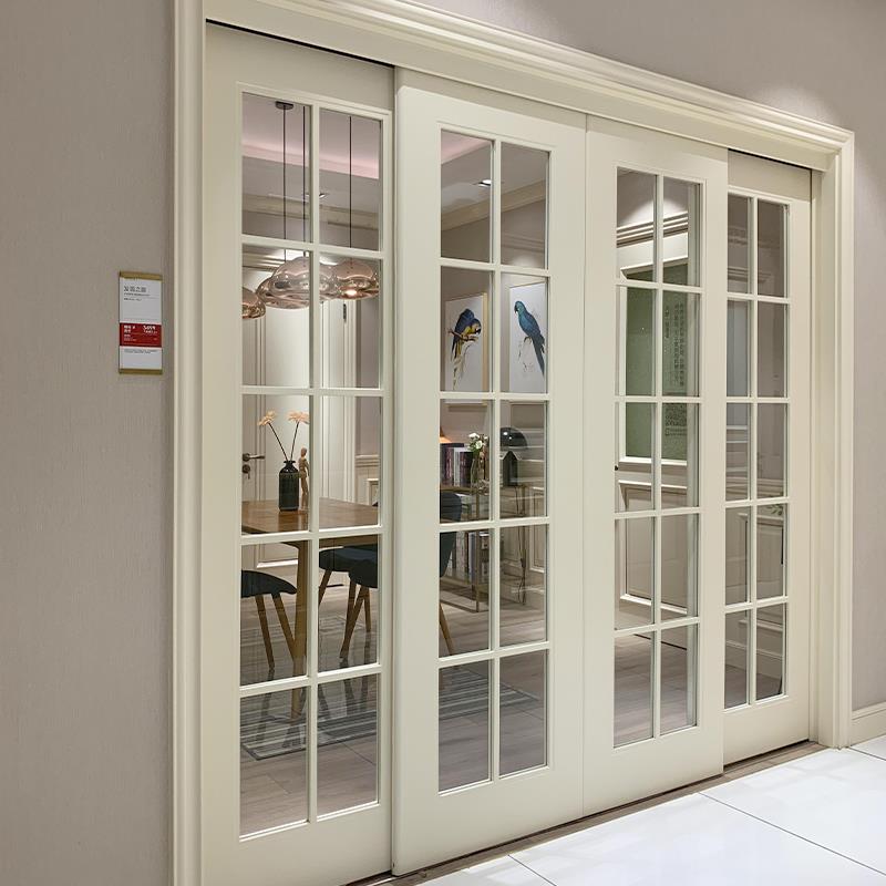 实木推拉门格子门室内门厨房门现代简约卫生间门客厅隔断门卧室门