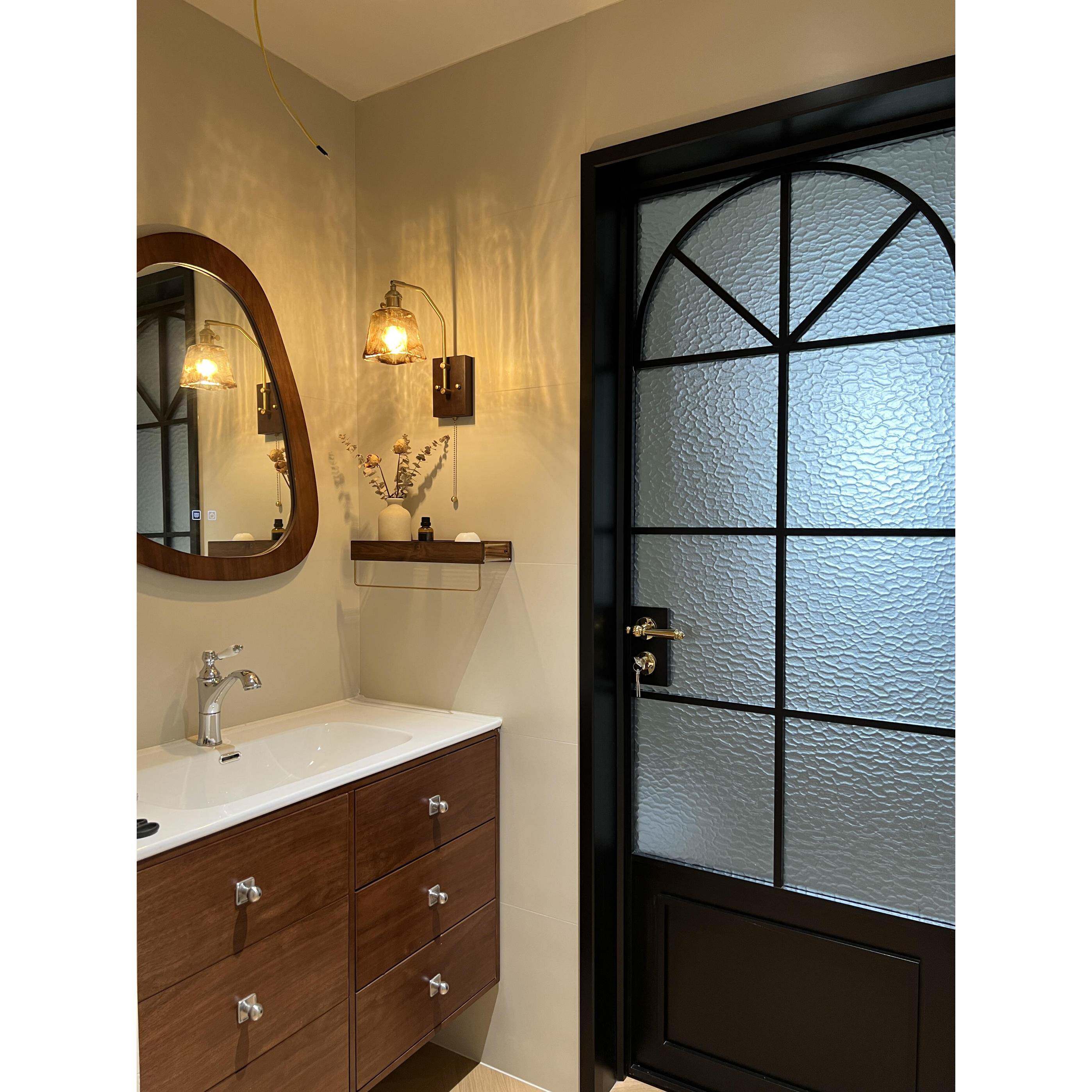 法式复古浴室柜组合陶瓷一体盆卫生间洗漱台洗手洗脸盆柜组合定制