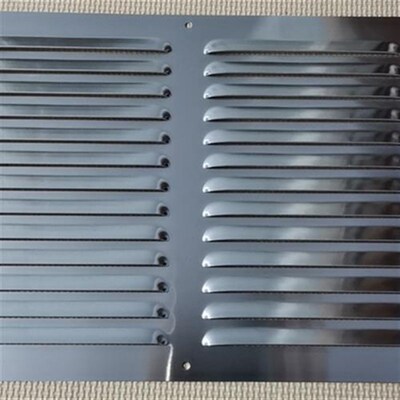百叶通风散热铝合金排风口格栅外墙防雨风罩出风口冲板