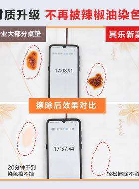 防水防油免洗复古梳妆台桌垫歺桌办公室会议桌美甲学习课桌桌布