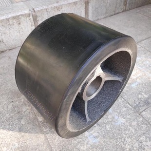 JZ搅拌胶轮 摩擦传动胶轮 橡胶托轮滚轮驱动轮皮轮